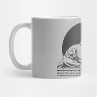 Buddhism Art Black Color Mug